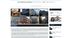 Desktop Screenshot of internationalschoolsinbrussels.com