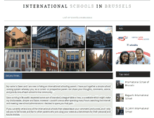 Tablet Screenshot of internationalschoolsinbrussels.com